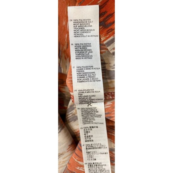 Forever 21 Womens Size Medium Orange V-neck Crossover Chest Mini Wrap Dress - Picture 11 of 12